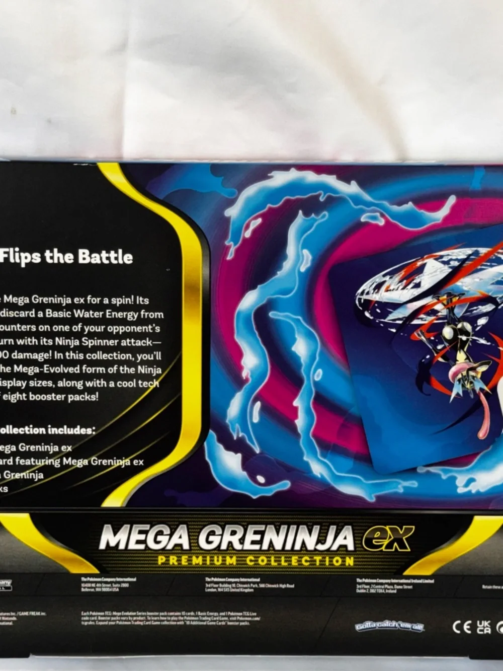 Pokemon Mega Greninja EX Premium Collection 8 packs promo New Sealed